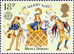 Folklore 18p Stamp (1981) Morris Dancers
