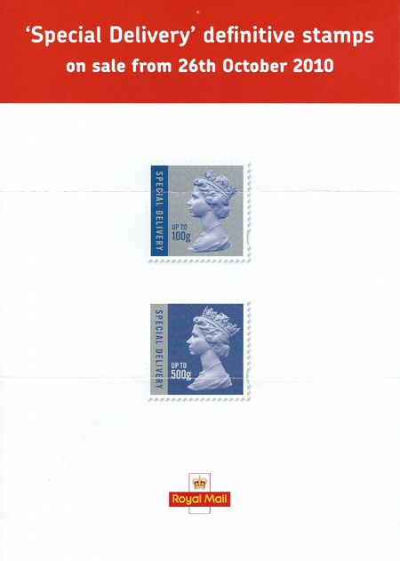 Special Delivery Next Day Definitives (2010)
