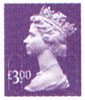 Definitives £3.00 Stamp (2009) £3.00 Purple