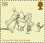 Childrens Books - Winnie The Pooh 88p Stamp (2010) Winnie-the-Pooh and Friends