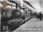 Classic Locomotives of England 88p Stamp (2011) L & YR 1093 No. 1100