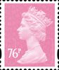 New Tariff Definitives 76p Stamp (2011) Pink