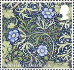 Morris and Company 76p Stamp (2011) Seaweed - John Henry Dearle