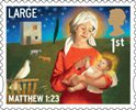 Christmas 2011 1st Large Stamp (2011) Madonna and Child