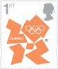 London 2012 Olympic and Paralympic Games Definitives 1st Stamp (2012) Olympic Definitive