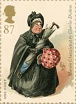 Charles Dickens 87p Stamp (2012) Mrs Gamp