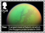 Space Science £1.28 Stamp (2012) Titan