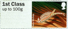 Post & Go: Ponds - Freshwater Life 1 1st Stamp (2013) Fairy Shrimp
