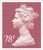 New Definitives 2013 78p Stamp (2013) 78p Orchid Mauve