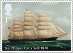 Merchant Navy 1st Stamp (2013) Tea Clipper Cutty Sark 1870
