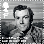 Remarkable Lives 1st Stamp (2014) Kenneth More
