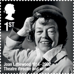 Remarkable Lives 1st Stamp (2014) Joan Littlewood