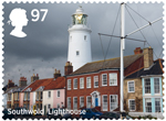 Seaside Architecture 97p Stamp (2014) Southwold Lighthouse