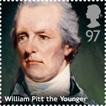 Prime Ministers 97p Stamp (2014) William Pitt The Younger
