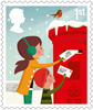 Christmas 2014 1st Stamp (2014) Posting Christmas Cards