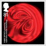 Inventive Britain 81p Stamp (2015) Fibre Optics