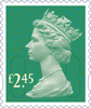 Definitives 2015 £2.45 Stamp (2015) Spruce Green