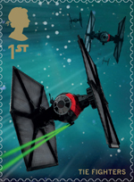 Star Wars 1st Stamp (2015) First Order Special Forces Tie Fighters