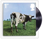 Pink Floyd 1st Stamp (2016) Atom Heart Mother
