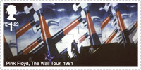 Pink Floyd £1.52 Stamp (2016) The Wall Tour, 1981