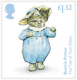 Beatrix Potter £1.52 Stamp (2016) The Tale of Tom Kitten