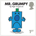 Mr Men and Little Misses 1st Stamp (2016) Mr. Grumpy