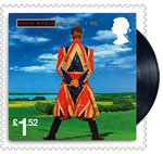 David Bowie £1.52 Stamp (2017) Earthling