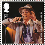 David Bowie 1st Stamp (2017) The Serious Moonlight Tour, 1983