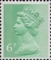 Definitive 6p Stamp (1971) Light Emerald