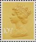 Definitive 10.5p Stamp (1976) Yellow