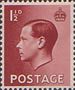 King Edward VIII Definitives 1.5d Stamp (1936) Brown