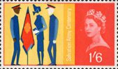 Salvation Army Centenary 1s6d Stamp (1965) Three Salvationists