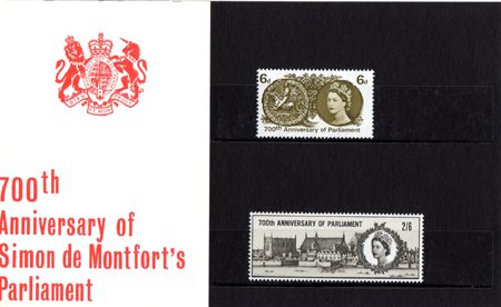 700th Anniversary of Simon de Montfort's Parliament (1965)