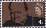 Churchill 4d Stamp (1965) Sir Winston Churchill