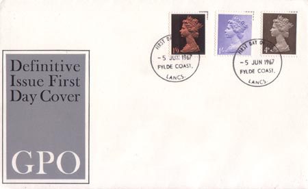 1967 Definitive First Day Cover from Collect GB Stamps