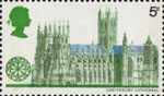 British Cathedrals 5d Stamp (1969) Canterbury Cathedral