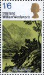 Literary Anniversaries 1s6d Stamp (1970) 'Grasmere' (from engraving by J. Farrington, R.A.)
