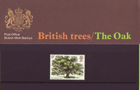 British Trees (1st Issue) - The Oak 1973