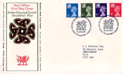 1974 Definitive First Day Cover from Collect GB Stamps