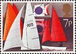 Sailing 7p Stamp (1975) Sailing Dinghies