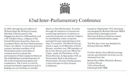 62nd Inter-Parliamentary Union Conference (1975)