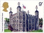 British Architecture (Historic Buildings) 9p Stamp (1978) Tower of London