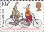 Cycling 10.5p Stamp (1978) 1920 Touring Bicycles