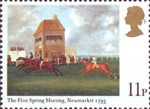 Horseracing 11p Stamp (1979) 'The First Spring Meeting, Newmarket, 1793' (J.N. Sartorius)