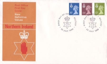 1980 Definitive First Day Cover from Collect GB Stamps