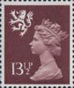 Regional Definitive - Scotland 13.5p Stamp (1980) Purple-Brown