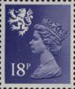 Regional Definitive - Scotland 18p Stamp (1981) Deep Violet