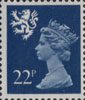 Regional Definitive - Scotland 22p Stamp (1981) Blue