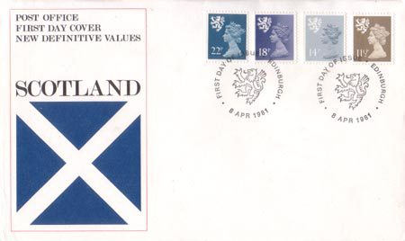 1981 Definitive First Day Cover from Collect GB Stamps