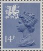 Regional Definitive - Wales 14p Stamp (1981) Grey-Blue